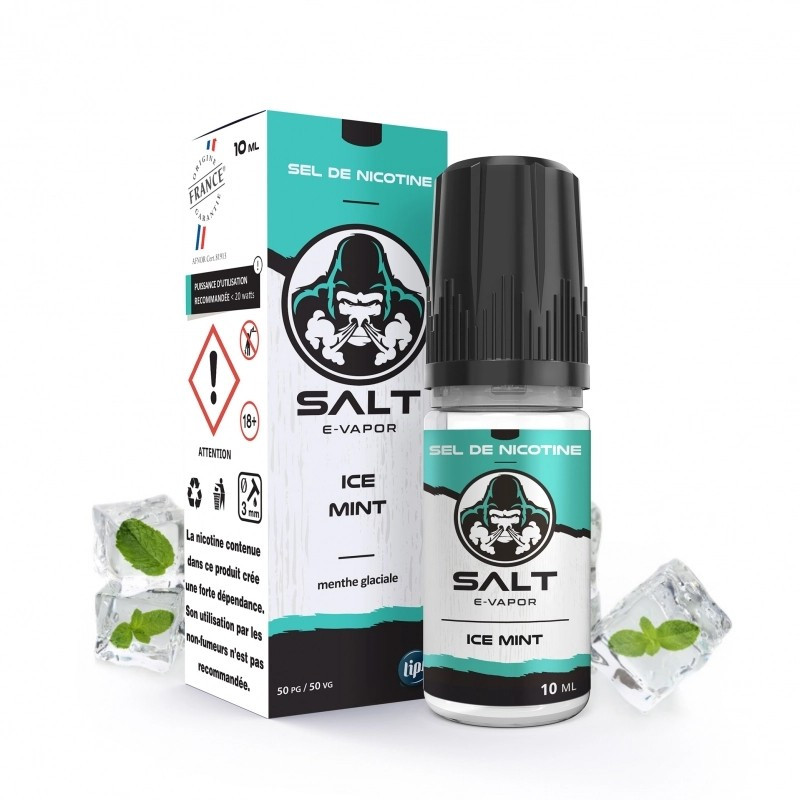 Salt E-Vapor: Ice Mint 10ml (15mg) - Le French Liquide