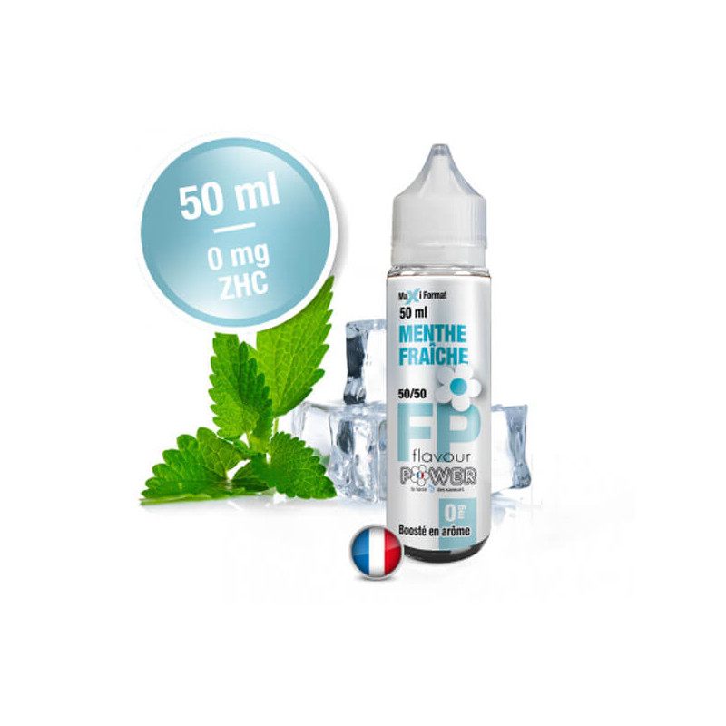 Menthe Fraîche 50 ML (0mg) - Flavour Power