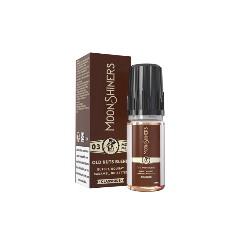 Old Nuts Blend 10ml Moonshiners Basics (Nicotine:06 mg/ml) - Le French Liquide