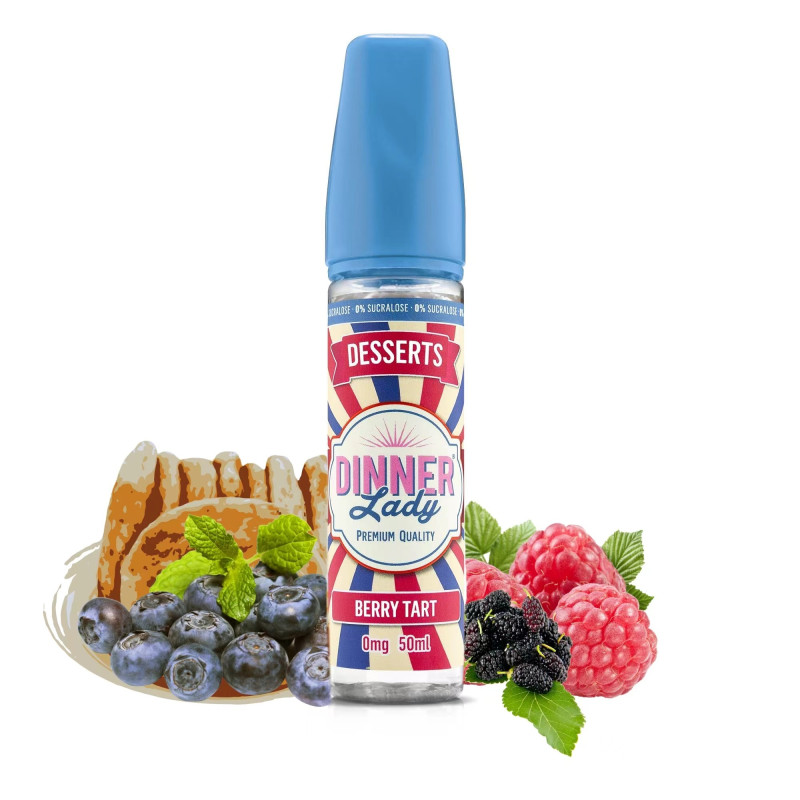 Berry Tart 50ml 0% Sucralose (0mg) - Dinner Lady