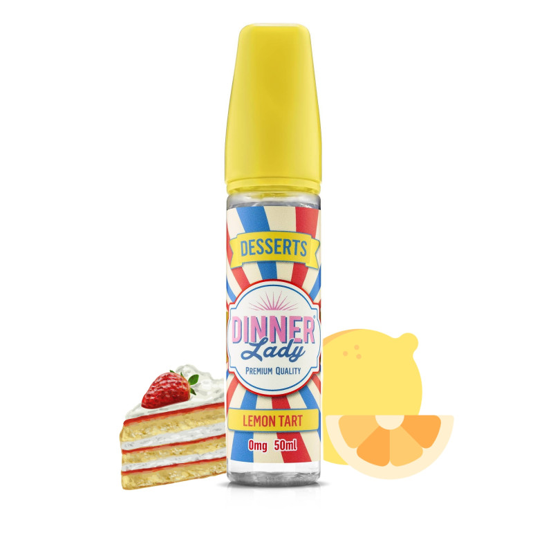 Lemon Tart 50ml (0mg) - Dinner Lady