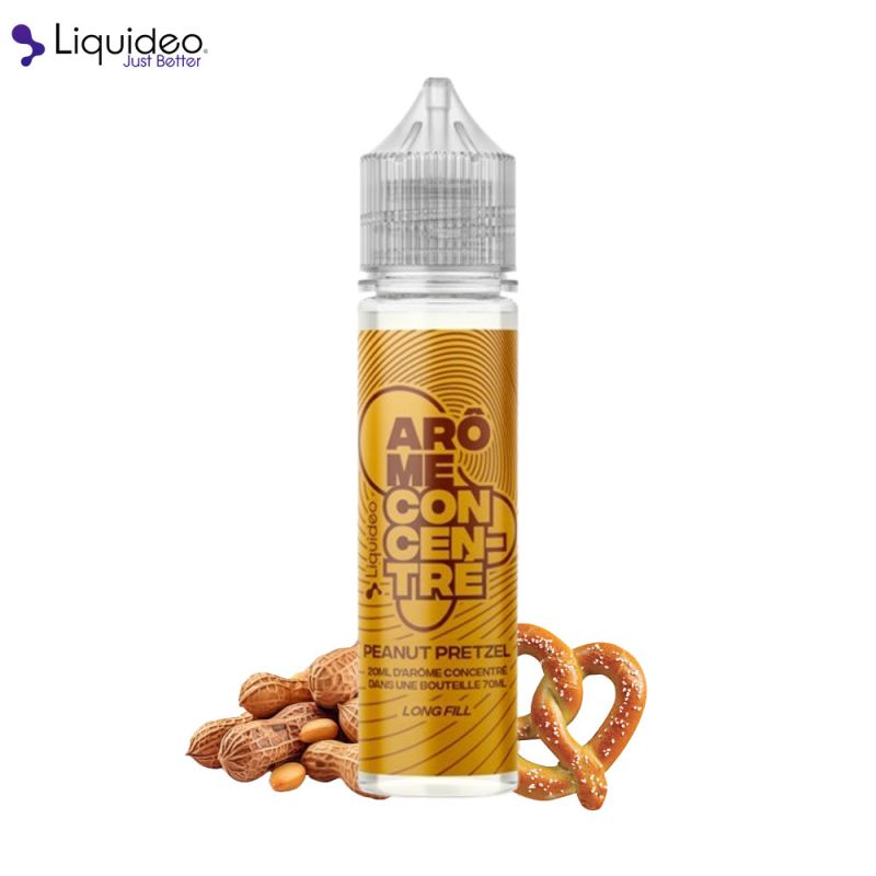 Concentré Peanut Pretzel 20ml (0mg) - Liquideo Longfill