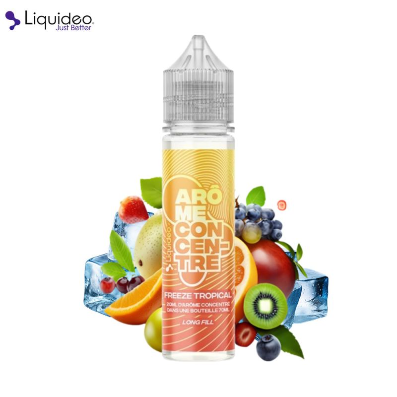 Concentré Freeze Tropical 20ml (0mg) - Liquideo Longfill