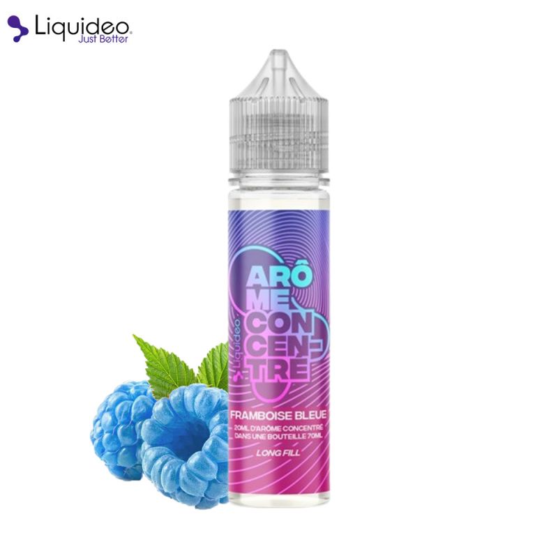 Concentré Framboise Bleue 20ml (0mg) - Liquideo Longfill