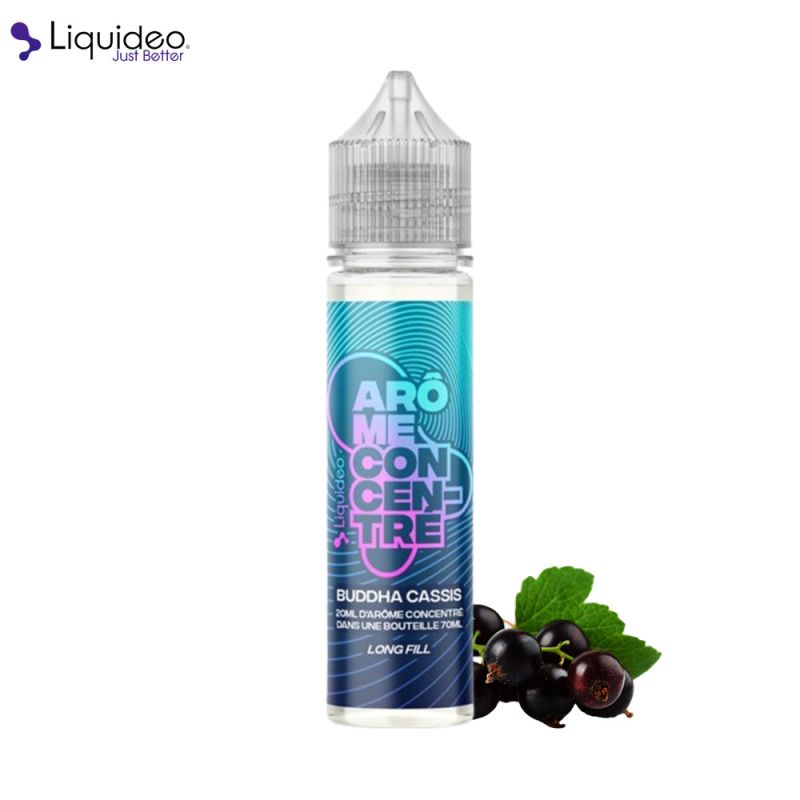 Concentré Buddha Cassis 20ml (0mg) - Liquideo Longfill