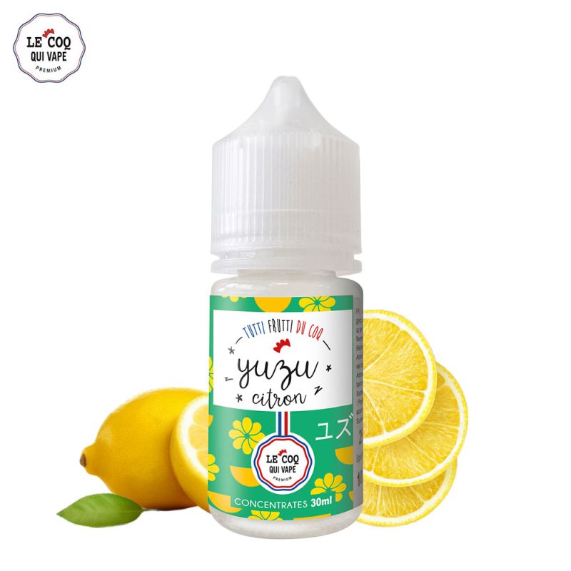 Concentré Yuzu Citron 30ml (0mg) - Tutti frutti du Coq