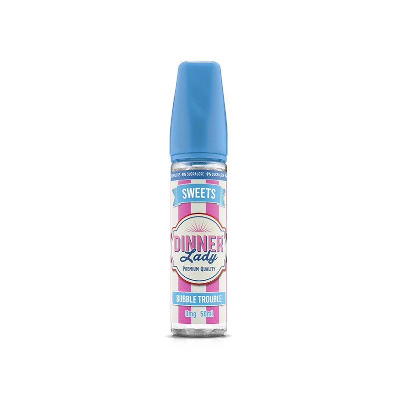 Bubble Trouble 0% 50ml Sweets (Nicotine: 00 mg/ml) - Dinner Lady