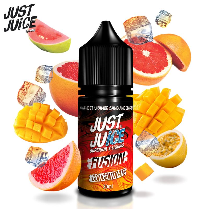 Concentré Mangue et Orange Sanguine sur Glace 30ml (0mg) - Just Juice