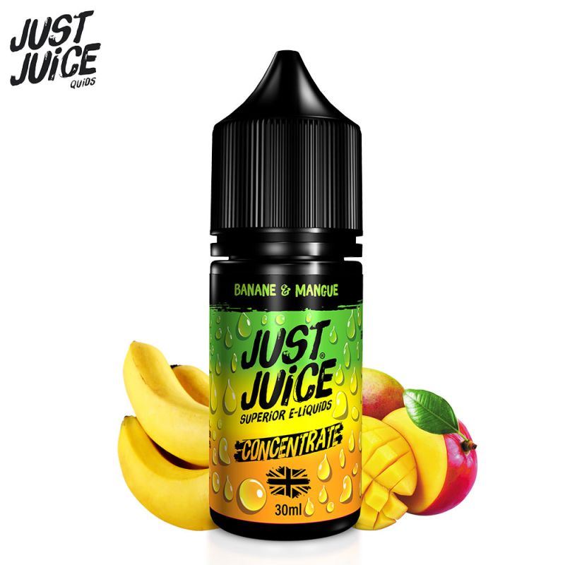 Concentré Banana et Mangue 30ml (0mg) - Just Juice