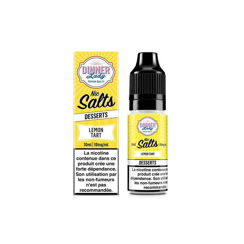 Lemon Tart Salt 10ml Desserts (Nicotine:20 mg/ml) - Dinner Lady