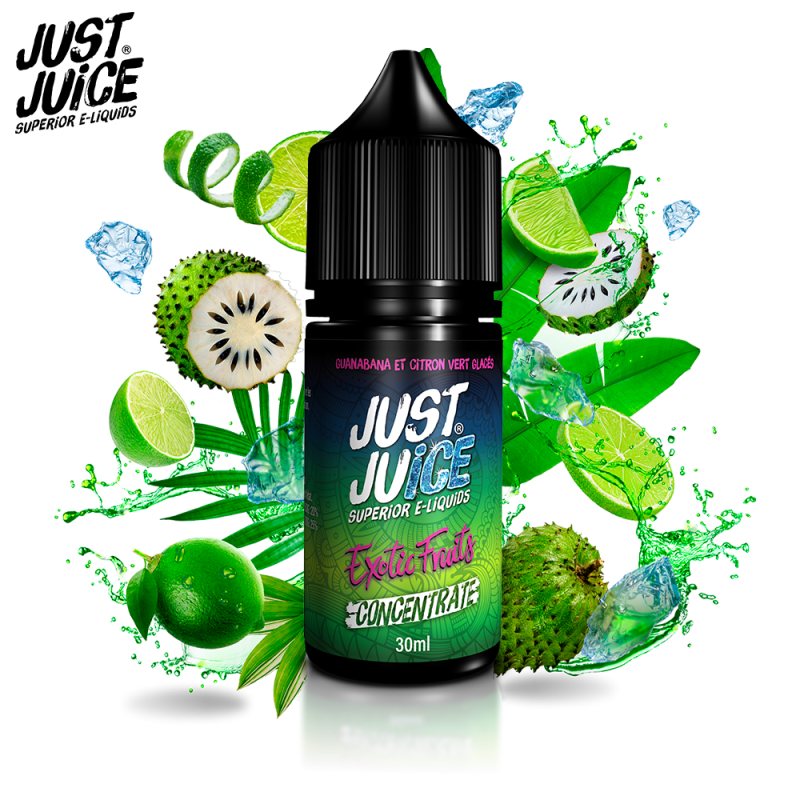 Concentré Guanabana & Citron vert glacé 30ml (0mg) - Just juice