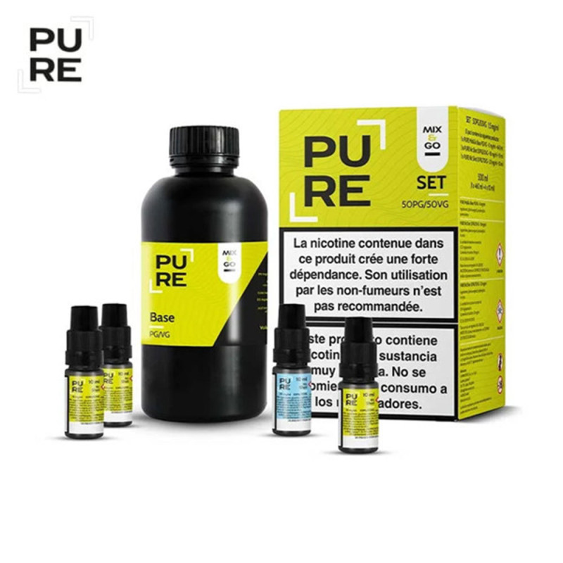 Pack DIY 500ml Base 50/50 Mix&Go (1.5mg) - Pure