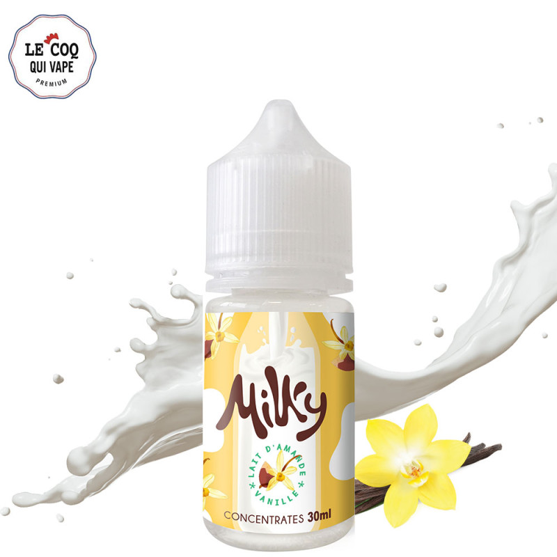Concentré Milky Amande Vanille 30ml (0mg) - Le Coq Qui Vape
