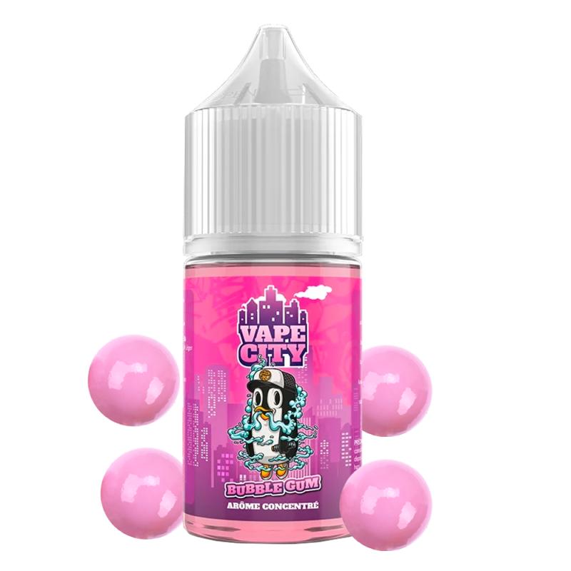 Concentré Bubble Gum 30ml (0mg) - Vape City