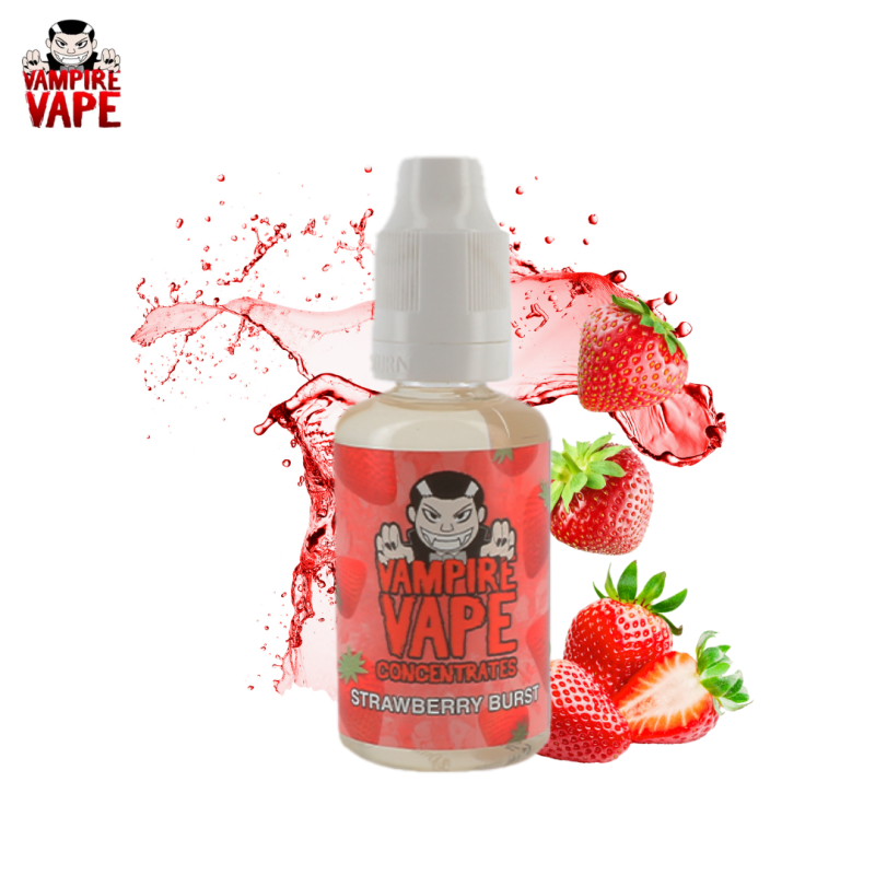 Concentré Strawberry Burst 30ml (0mg) - Vampire Vape