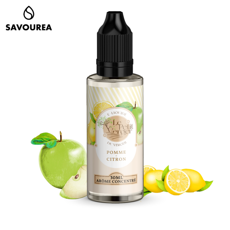 Concentré Pomme Citron 30ml (0mg) - Le Petit Verger by Savourea