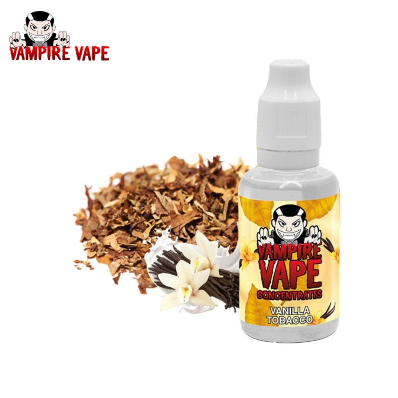 Concentré Vanilla Tobacco 30ml (0mg) - Vampire Vape