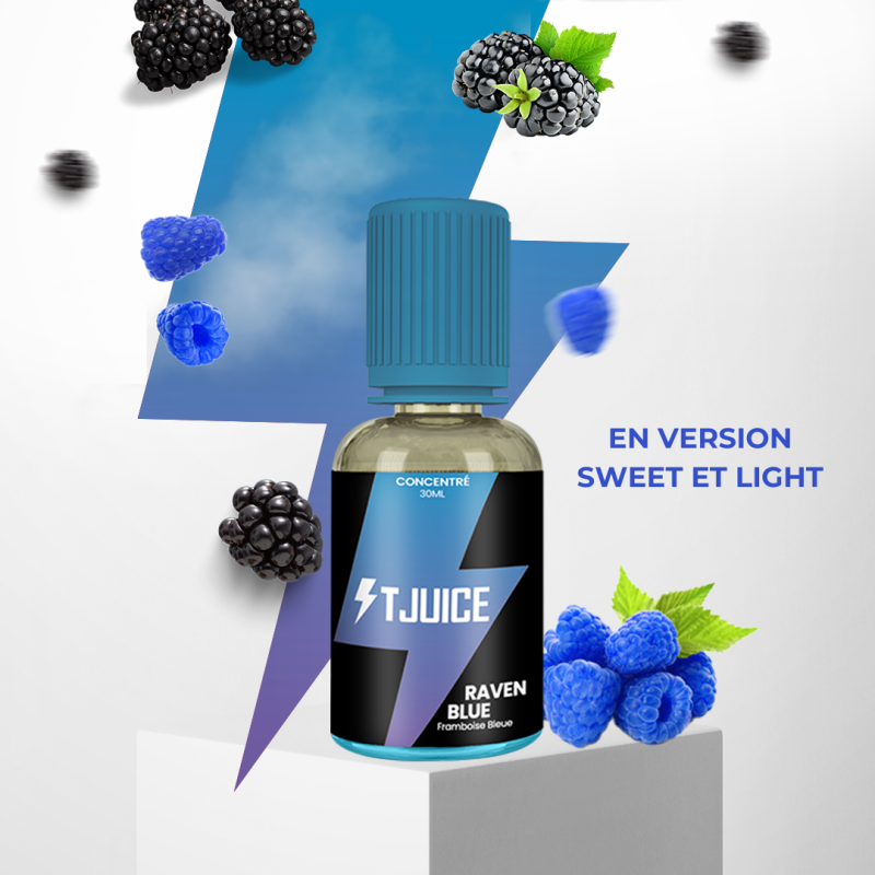Raven Blue 30ml Concentré (Light) - TJuice New collection
