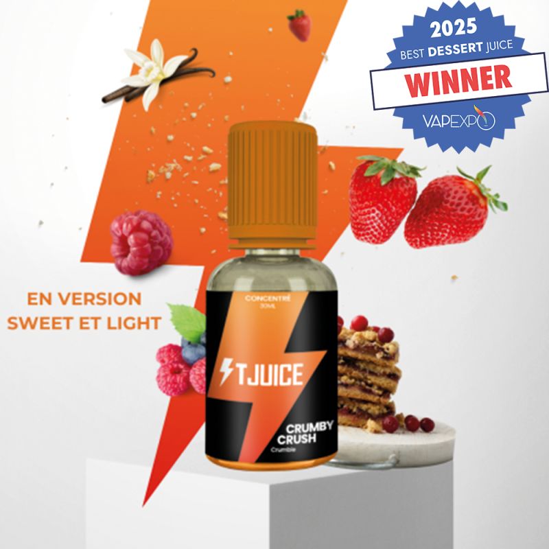Crumby Crush 30ml Concentré (Light) - TJuice New collection