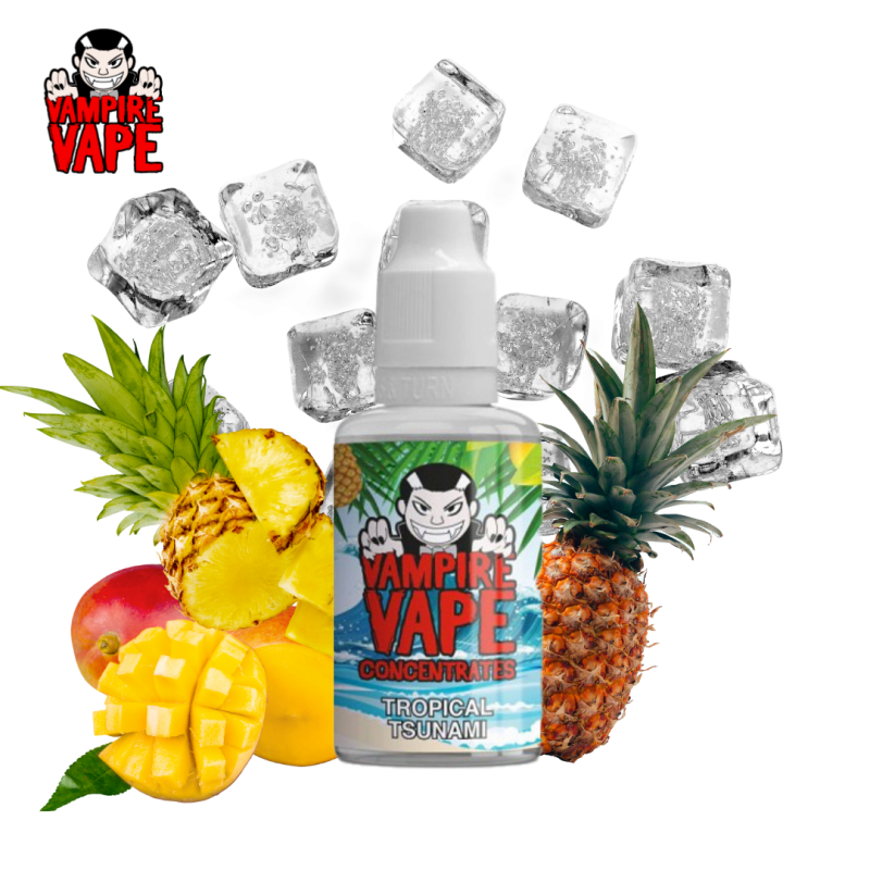 Concentré Tropical Tsunami 30ml (0mg) - Vampire Vape