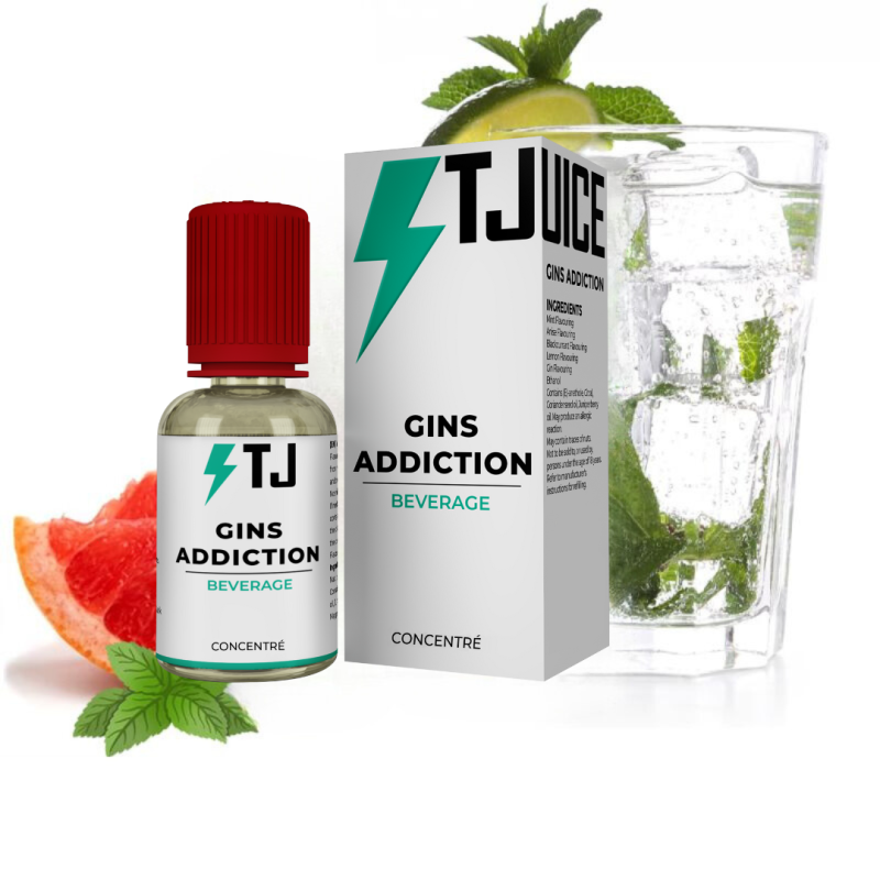 Gin Addiction 30ml Concentré (0mg) - Gin Addiction 30ml Concentré
