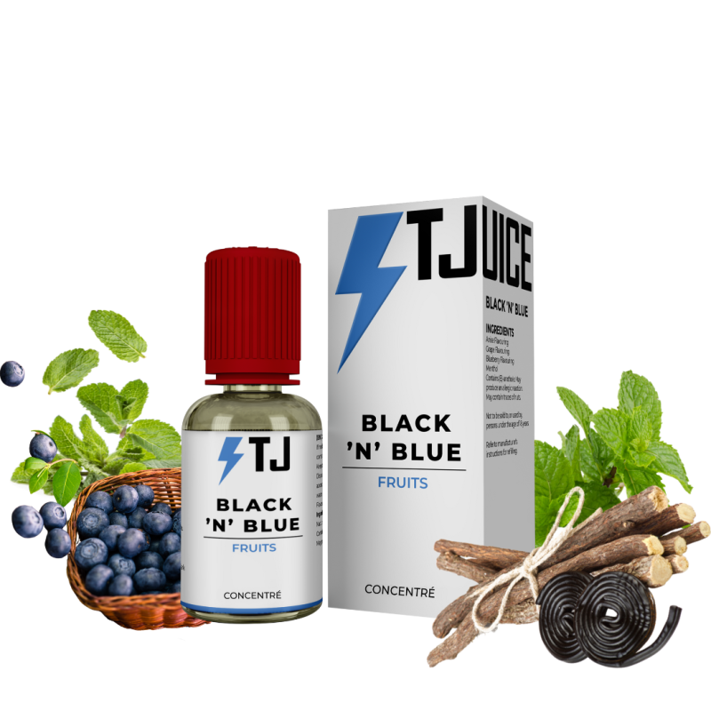 Concentré Black N Blue 30ml TPD FR (0mg) - TJuice