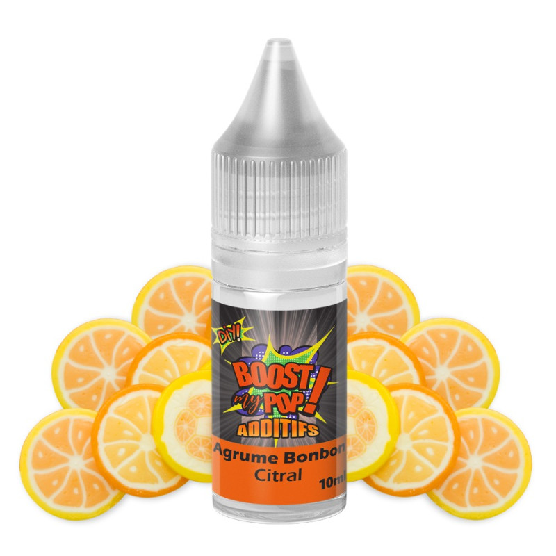 Additif Boost My Pop (0mg) - Agrume Bonbon 10ml