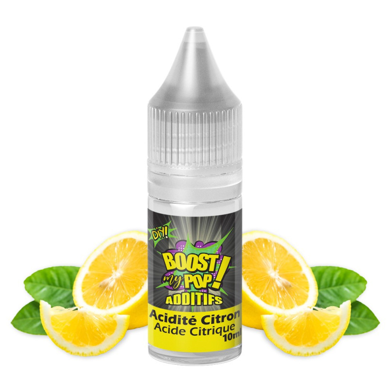 Additif Boost My Pop (0mg) - Acidité Citron 10ml