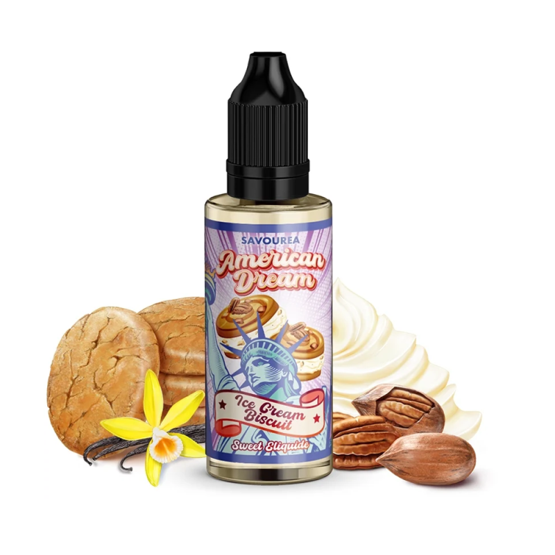 Concentré Ice Cream Biscuit 30ml (0mg) - American Dream by Savourea