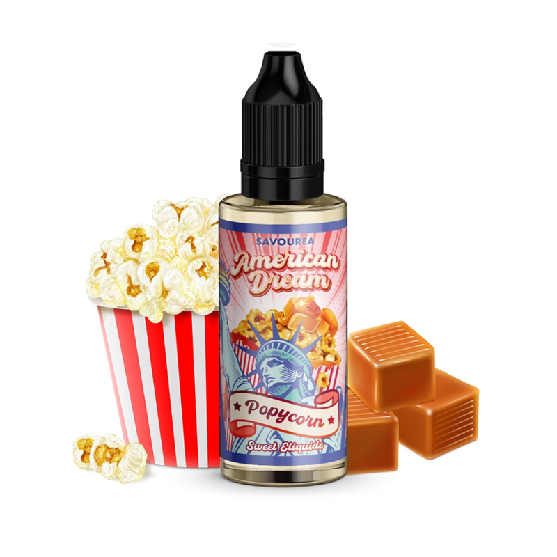 Concentré Popycorn 30ml (0mg) - American Dream by Savourea
