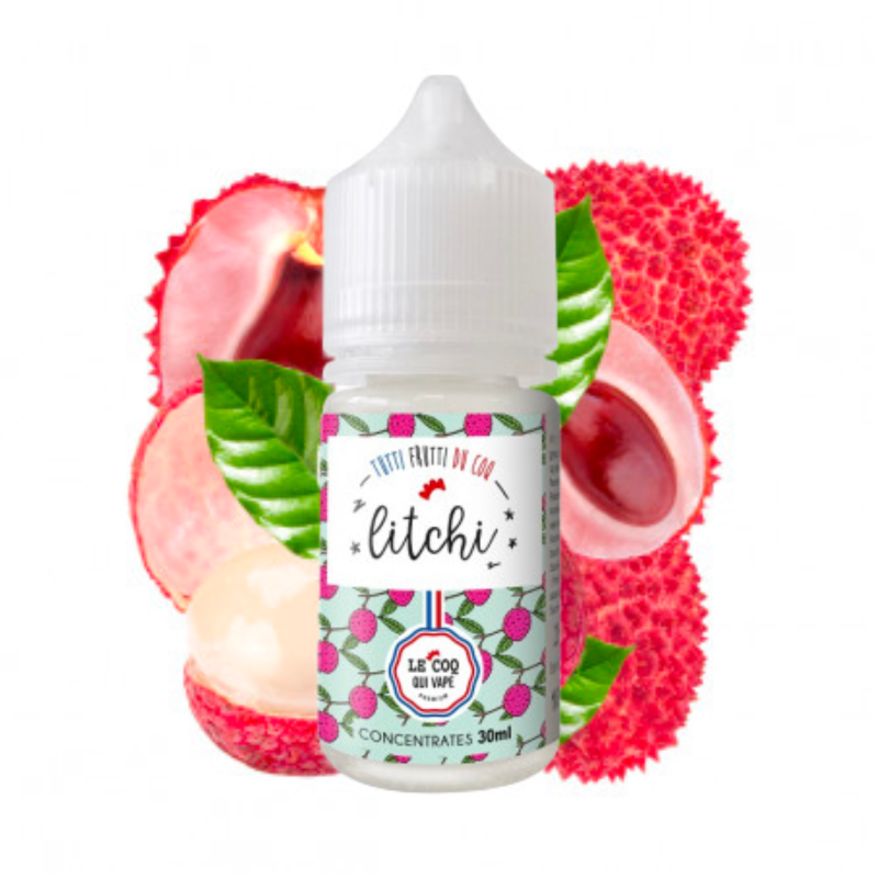 Concentré Litchi 30ml (0mg) - Tutti Frutti du Coq