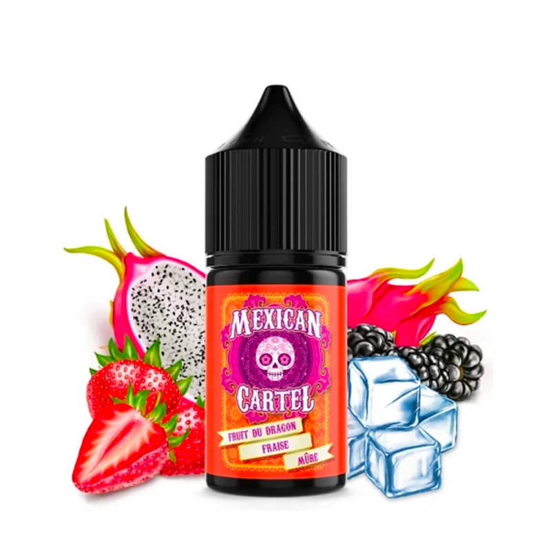 Concentré Fruit du Dragon Fraise Mure 30ml (0mg) - Mexican Cartel