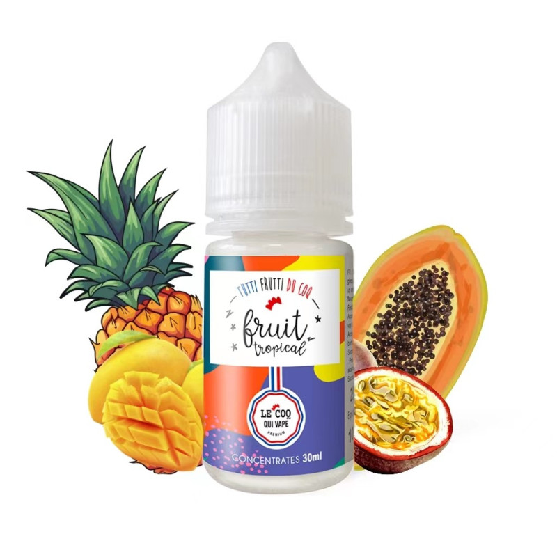 Concentré Fruit Tropical 30ml (0mg) - Tutti Frutti du Coq