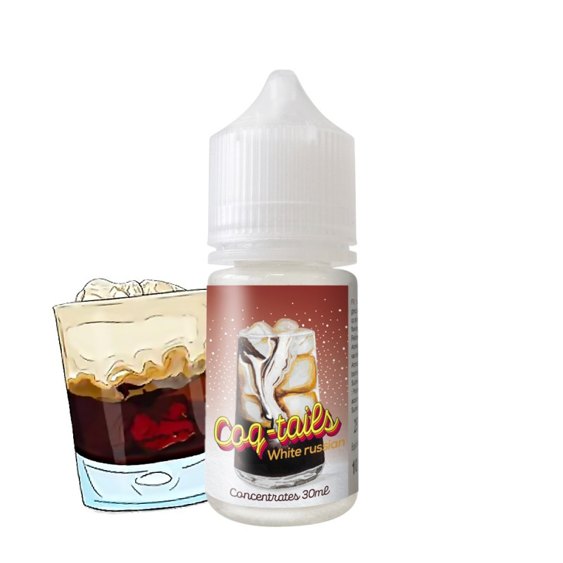 Concentré Coq-Tails White Russian 30ml (0mg) - Concentré Coq-Tails White Russian 30ml