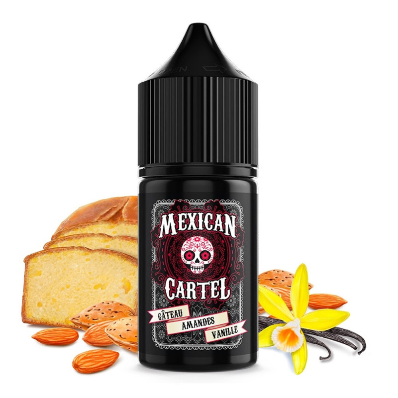 Concentré Gateau Amandes Vanille 30ml (0mg) - Mexican Cartel