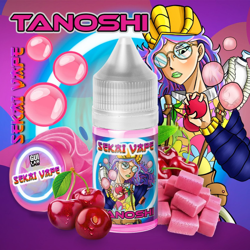 Concentré Tanoshi 30ml (0mg) - Sekai Vape