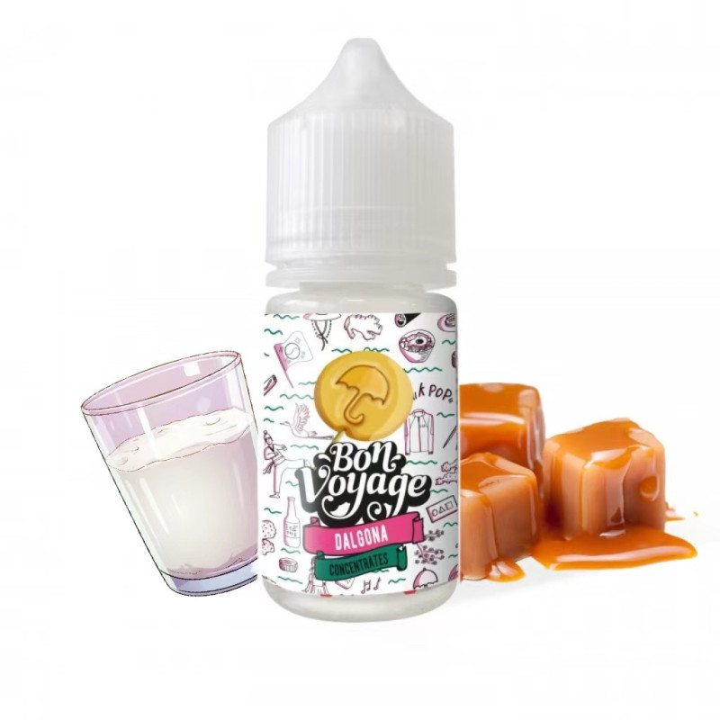 Concentré Dalgona 30ml (0mg) - Bon Voyage