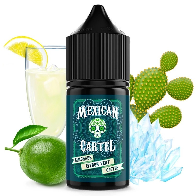 Concentré Limonade Citron Vert Cactus 30ml (0mg) - Mexican Cartel