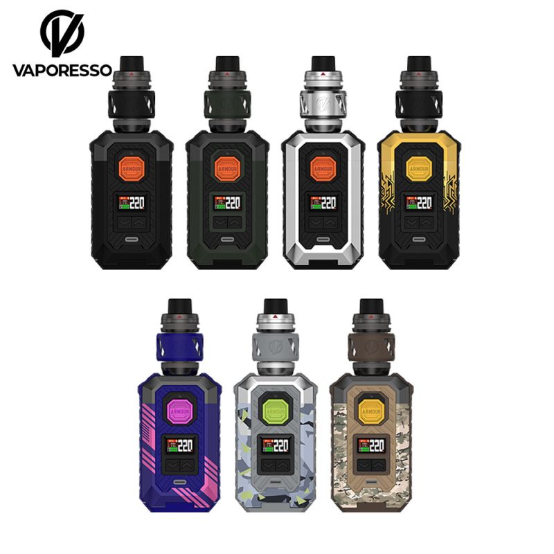 Kit Armour Max iTank T 220W (Camo Brown) - Vaporesso