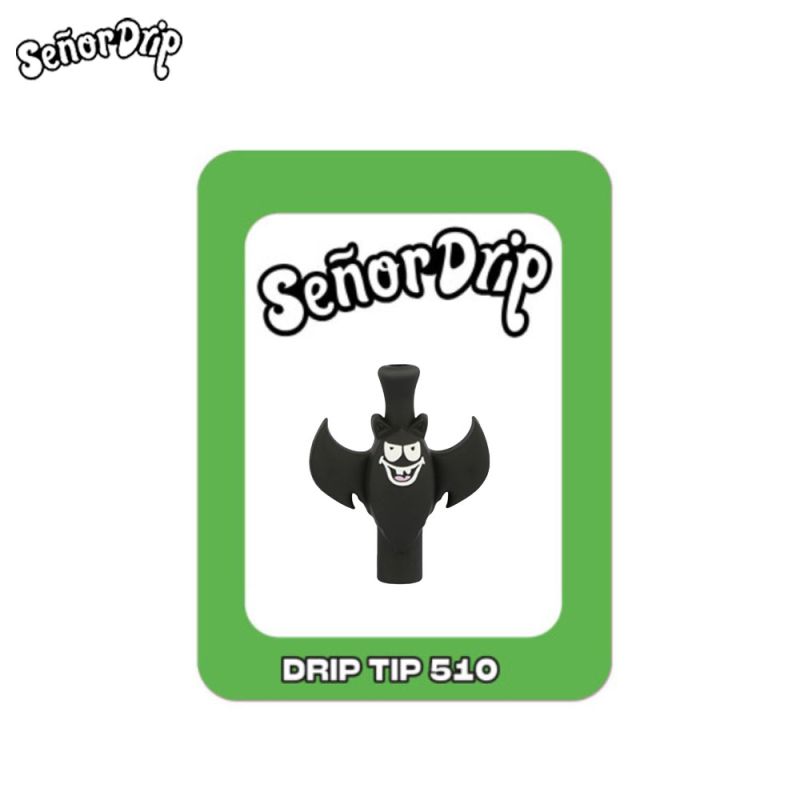 Drip Tip 510 Rubber (Black) - Señor Drip Tip