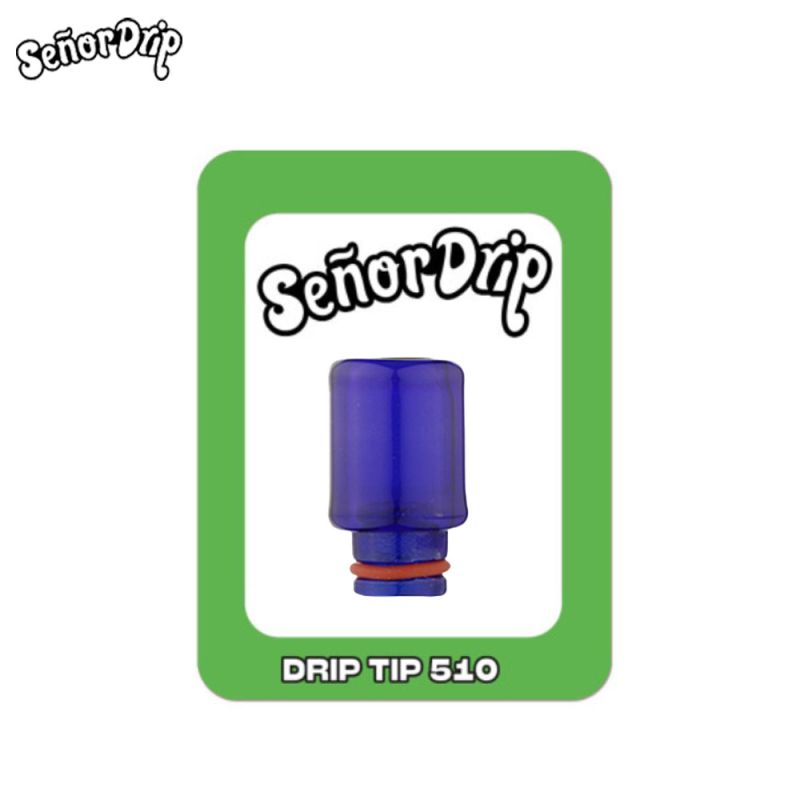 Drip Tip 510 Glass (Black) - Señor Drip Tip