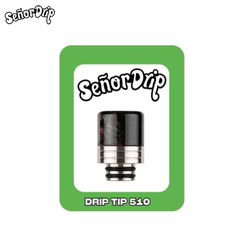 Drip Tip 510 Steel (Blue) - Señor Drip Tip