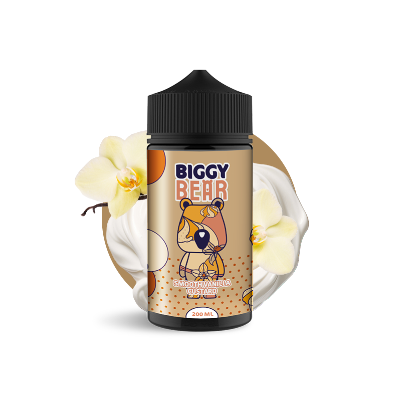 Smooth Vanilla Custard 200ml - Biggy Bear
