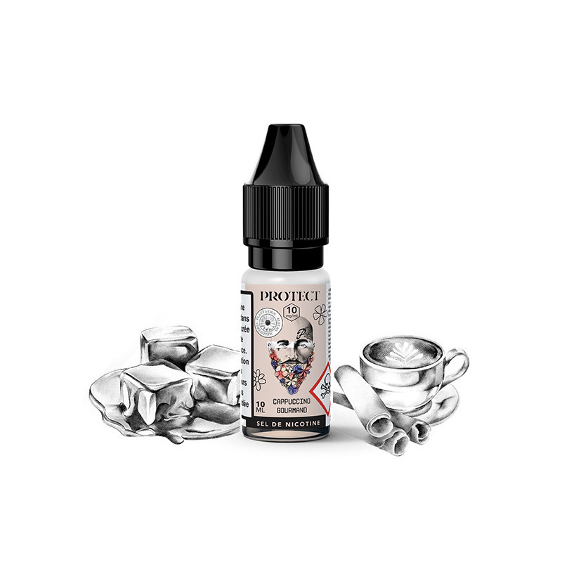 Cappuccino Gourmand Salt 10ml Mellifère (Nicotine:10 mg/ml) - Protect