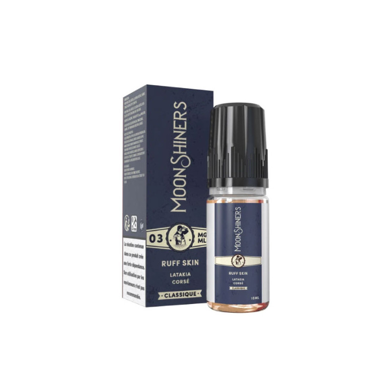 Ruff Skin 10ml Moonshiners Basics (Nicotine:06 mg/ml) - Le French Liquide