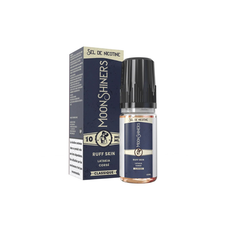 Ruff Skin Salt 10ml Moonshiners Basics (Nicotine:20 mg/ml) - Le French Liquide