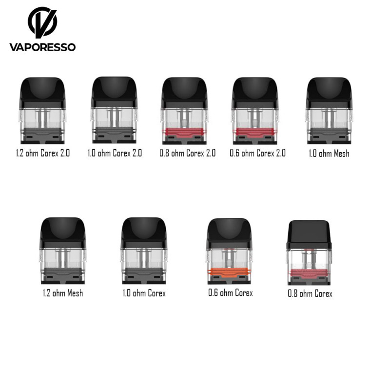 Cartouches XROS Series 2ml (4pcs) (1.0ohm Corex 2.0 2024) - Vaporesso