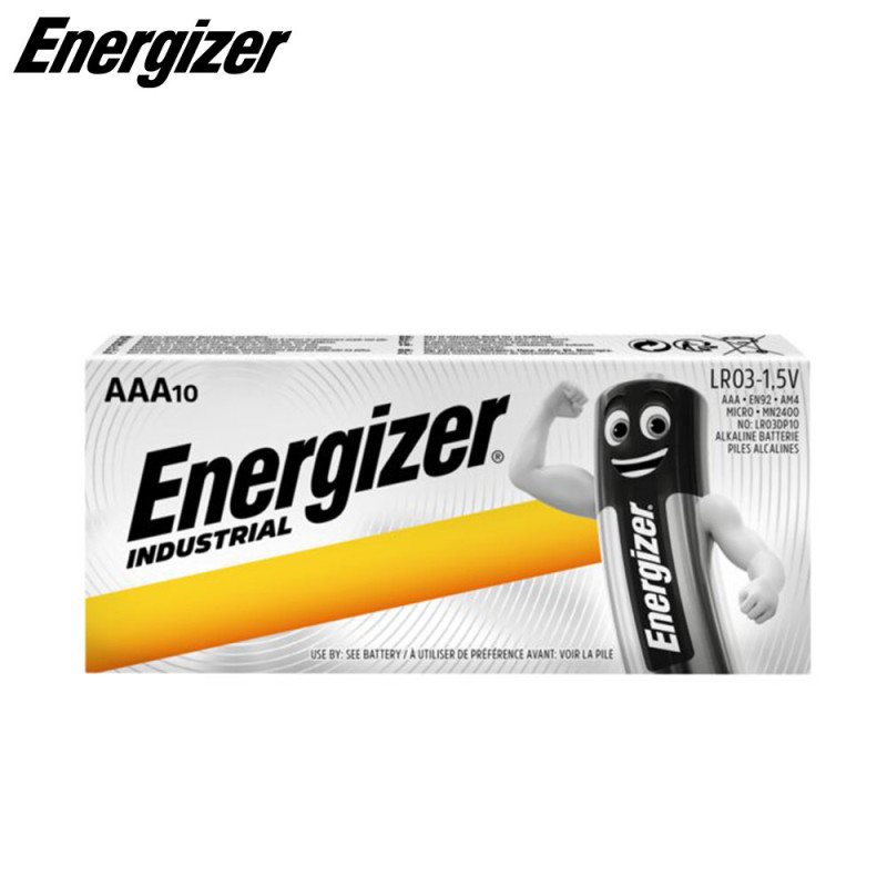 Piles Industrial AAA LR03 (pack de 10) (Alcaline) - Energizer