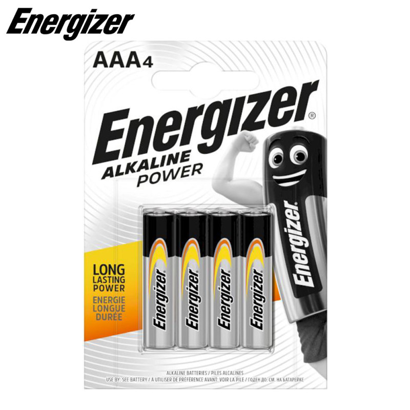 Piles Alcaline AAA LR03 (4pcs) (Alcaline) - Energizer