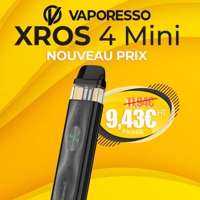 Kit XROS 4 Mini 1000mAh (Ice Pink) - Vaporesso